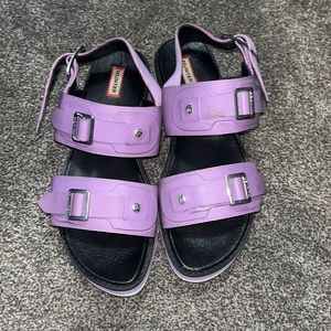 Hunter purple sandals size 6